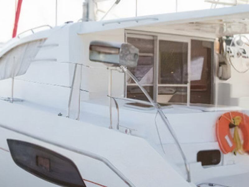 Inconceivable docked at Green Cay Marina